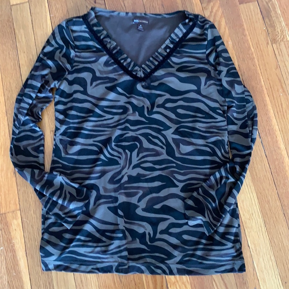 Dana Buchman Animal Print Top